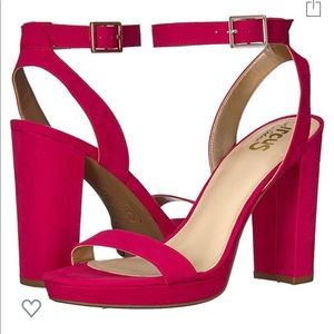 Circus by Sam Edelman Pink Block Heel Sandal